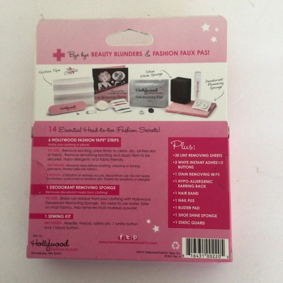 NWT HOLLYWOOD FASHION TAPE EMERGENCY KIT - Picture 4 of 15